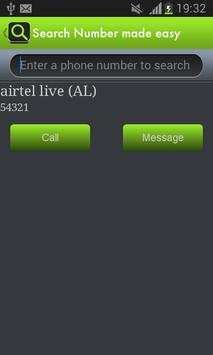 Phone Number Search made easy screenshot 2