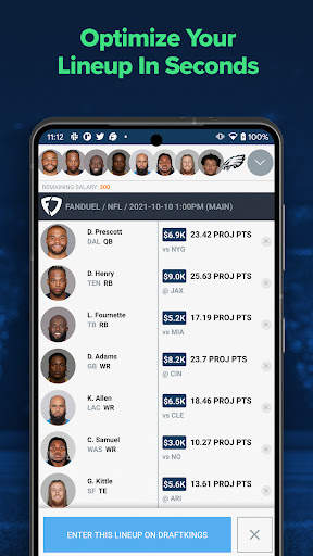 LineupHQ: FanDuel Lineups screenshot 4