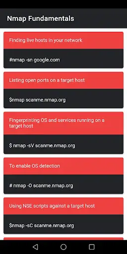 Nmap Commands Cheatsheet screenshot 3