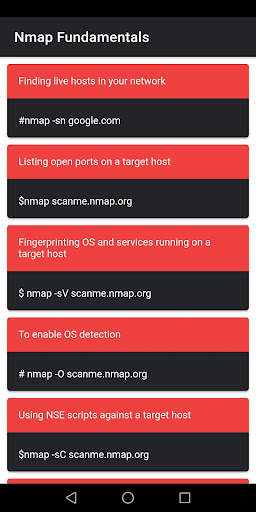 Nmap Commands Cheatsheet screenshot 3