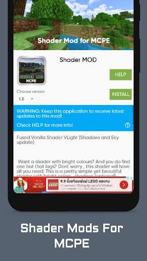 Shader Mod for MCPE screenshot 2