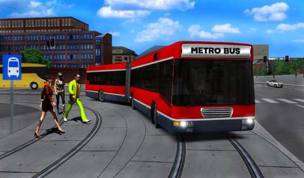 Real City Metro Bus 3D Simulation Game screenshot 3