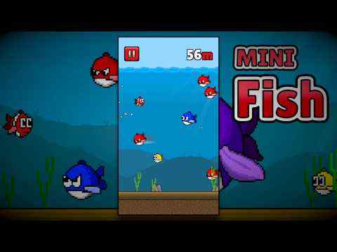 Mini Fish: Downstream Dash स्क्रीनशॉट 1