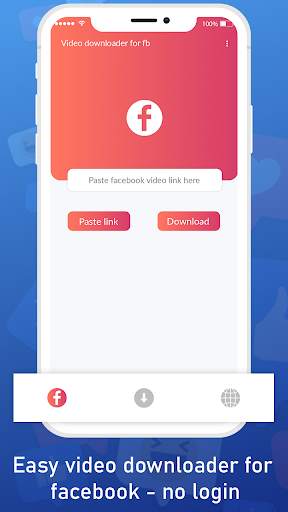 Easy Video Downloader for Facebook - No Login screenshot 1