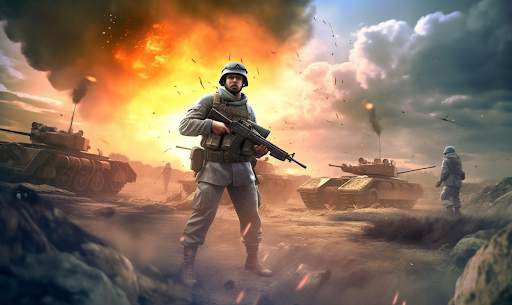 Commando Gun War Shooting Game 14 تصوير الشاشة