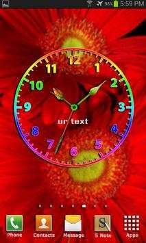 Flower Clock Live Wallpaper screenshot 5