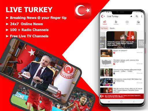 LIVE TURKEY:LIVE TV, 24x7-Turkish NEWS & RADIO 1 تصوير الشاشة