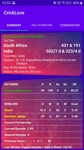 Crick Love: Best Live Cricket & Score App screenshot 2