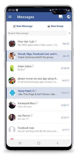 Lite Messenger: Both versions in one app screenshot 8