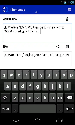 Phoneme Converter स्क्रीनशॉट 3