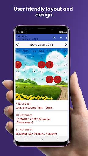 US Calendar with Holidays 2023 screenshot 3