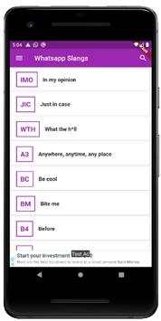 WhatsApp Slang screenshot 1