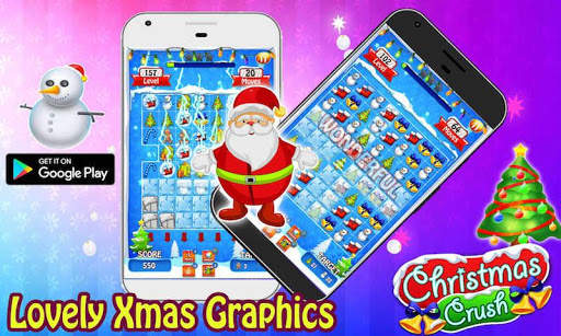 Christmas Crush 2020 - Free Xmas & Santa Games screenshot 4