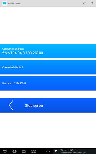 Wireless USB et Tethering screenshot 7