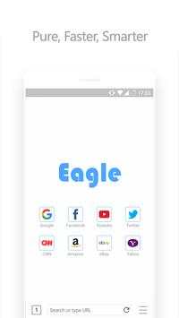 Eagle Browser - Music Downloader& Facebook Lite screenshot 1