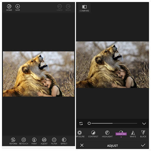 Edit photo Pixlr M screenshot 7