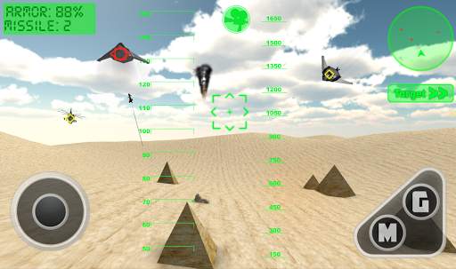 Flight Simulator - F22 Fighter Desert Storm screenshot 4