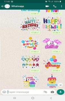 Happy Birthday Stickers for WhatsApp screenshot 7