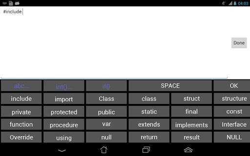 Programmers keyboard screenshot 2