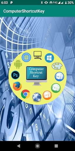 Computer Shortcut Key - Keyboard Shortcut Offline скриншот 1