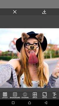 Sweet Camera, Face Filter, Selfie Editor, collage screenshot 1