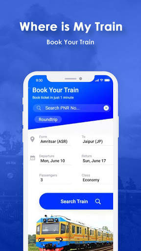 Indian Railway Train Status - Where is my Train 2 تصوير الشاشة