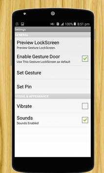 Gesture Door Lock Screen 4 تصوير الشاشة