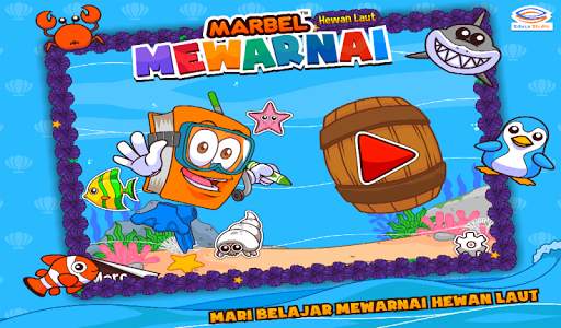 Marbel Mewarnai Hewan Laut screenshot 6