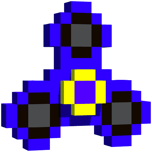 Fidget Spinner 3D Color by Number : Voxel Coloring icon