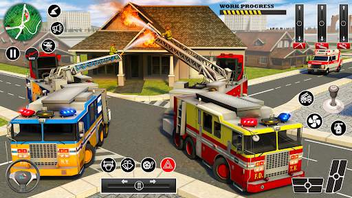 Firefighter FireTruck Games screenshot 4