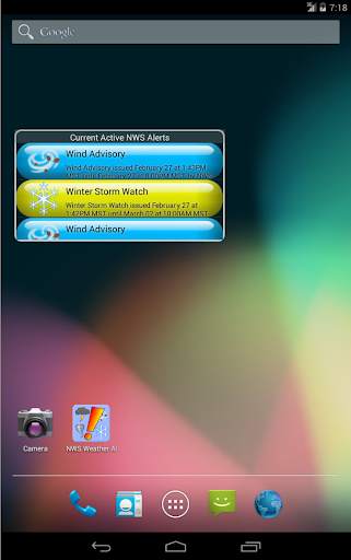 NWS Weather Alerts Widget screenshot 4