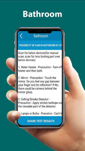 Hidden IR Camera Detector & spy cam finder screenshot 8