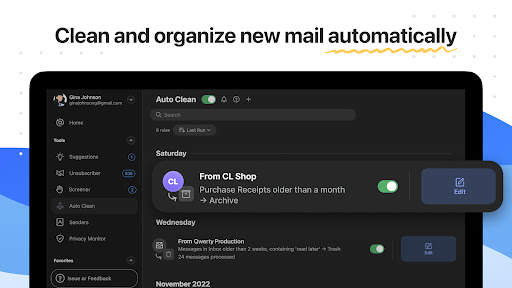 Clean Email — Organized Inbox screenshot 13