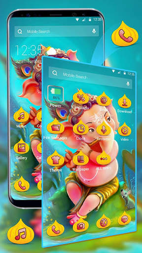 2019 Lord Ganesha APUS Launcher Theme screenshot 2