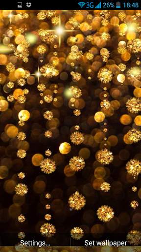 Gold Live Wallpaper screenshot 2
