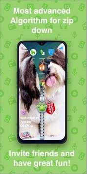 Cute Dog Zipper Screen Lock Ziplock Wallpaper Free screenshot 5