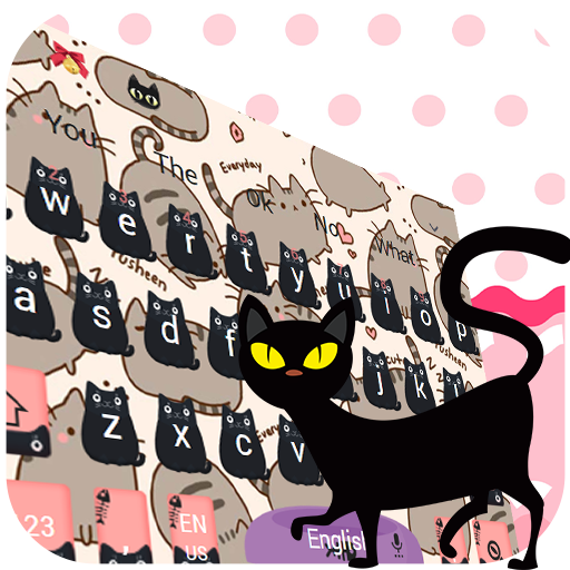 Black CAT keyboard icon
