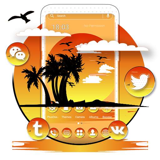 Beautiful Sunset  Launcher Theme 1.0.1