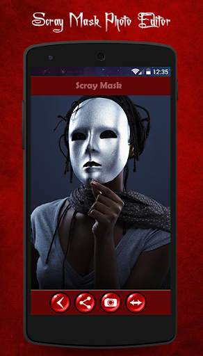 Scary Mask Photo Effect Horror screenshot 1