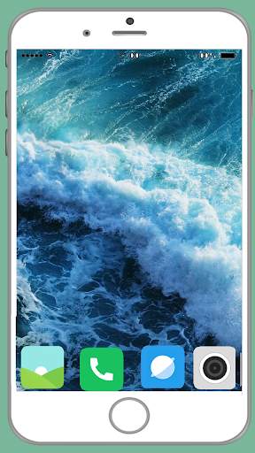 Ocean Waves Wallpaper Full HD screenshot 1
