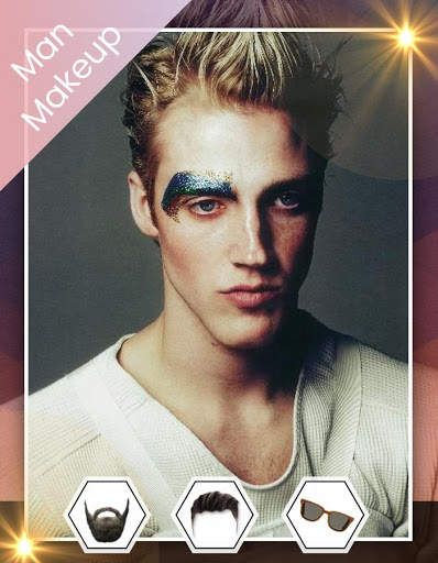 Man Makeup Maker 1 تصوير الشاشة