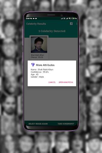 Celebrity Face Detector screenshot 3