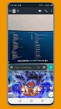 Keyboard Theme For Dragon Ball Z screenshot 6