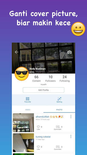 viuGraph - sosial media berbagi crita sesuai minat screenshot 6