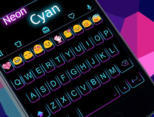 Emoji Smart Neon Keyboard स्क्रीनशॉट 5