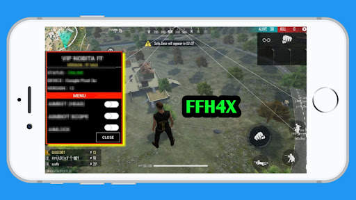 FFH4X mod menu : freefir screenshot 1