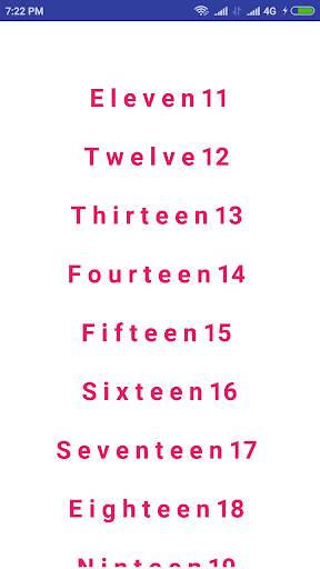 Number Spelling in  Audio 3 تصوير الشاشة