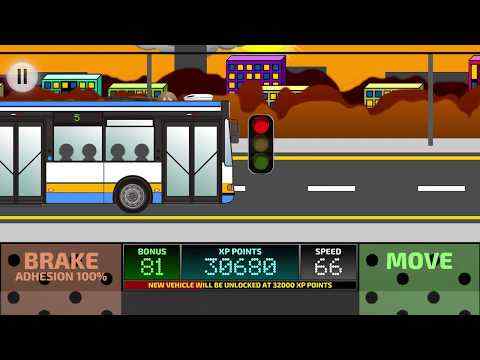 City Bus Driving Simulator 2D - coach driver sim screenshot 1