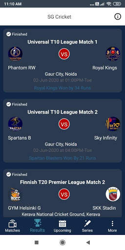 SG Cricket - Live Line screenshot 3
