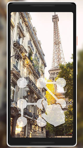 Paris Pattern Lock Screen 1 تصوير الشاشة
